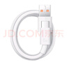 華為原裝6A數據線(xiàn) USB Type-A轉USB Type-C/1m線(xiàn)長(cháng)/支持66W（11V6A）充電 白色CC790 曬單實(shí)拍圖
