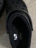 卡駱馳（CROCS）貝雅克駱格保暖拖鞋|205969 黑色-060 43(270mm)  曬單實(shí)拍圖