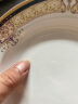 传世瓷碗碟套装家用景德镇欧式骨瓷碗筷陶瓷器吃饭套碗盘子中式 金色维也纳58件 60头豪华套装 实拍图