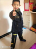 G.DUCKKIDS男童套裝春秋工裝2024春裝新款8中大童兒童男冬季加厚保暖兩件套 黑色 工裝套裝春秋款 160 建議身高150-160cm 曬單實(shí)拍圖