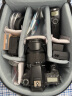 苏迪罗（Soudelor）相机包双肩摄影包 男 女 微单包适用于佳能200D90D80D5D6D EOS R5R6R7适用于索尼尼康单反相机背包 质感灰小号 实拍图