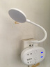 良合遙控插電led節(jié)能小夜燈usb插座床頭臥室睡眠喂奶月子柔光護(hù)眼臺燈 多功能插座夜燈【按鈕款】 曬單實(shí)拍圖