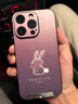 思唯創(chuàng  ) 適用蘋(píng)果16promax手機殼iPhone15pro保護套磨砂支架星辰水鉆兔全包防摔防指紋保護殼 【星辰水鉆兔紫】隱形支架+全包鏡頭 iPhone 14 Pro 曬單實(shí)拍圖