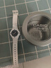 卡西歐（CASIO） 卡西歐(CASIO)手表 女生運動(dòng)系列橡膠帶石英學(xué)生表樹(shù)脂皮帶手表 黑盤(pán)白色橡膠帶LRW-200H-1E 曬單實(shí)拍圖