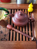 藏壺天下日式黃銅帽養(yǎng)壺筆 清理茶盤(pán)紫砂茶具 功夫茶道配件茶掃毛刷 黑檀木 曬單實(shí)拍圖