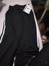 艾諾輪女童運動(dòng)褲秋季天裝薄款兒童中大童中小學(xué)生寶寶小女孩三條杠褲子女學(xué)生韓版寬松顯瘦休閑闊腿褲直筒 黑色/有口袋 S 建議85斤內 曬單實(shí)拍圖