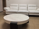 索瑞仕意式極簡(jiǎn)大理石客廳家用小戶(hù)型輕奢大小圓設計師款圓形茶幾組合 【100*100*30CM】+邊幾 大理石茶幾（默認發(fā)主圖色） 曬單實(shí)拍圖