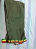 玩累了的孩子！岡山古董機面料 ！初代OG-107 復古工裝褲Baker Pants 寬松版-Light Olive Green軍綠 36 曬單實(shí)拍圖