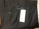 紅豆西褲男含羊毛秋季修身商務(wù)正裝筆挺西裝褲純色品質(zhì)長(cháng)褲直筒褲子男 S5黑色 40 曬單實(shí)拍圖