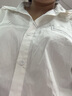 皮爾卡丹（pierre cardin）23年新款純棉白色襯衣女長(cháng)袖春季新款韓版寬松休閑百搭襯衫上衣女 (白色襯衣) L 建議115-125斤 曬單實(shí)拍圖
