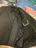 阿悠胖大碼西服套裝男職業(yè)通勤正裝新郎伴郎結婚兩件套禮服 深灰色 4XL 曬單實拍圖
