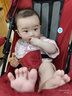 HAPPY GENERAL嬰兒推車(chē)輕便折疊可坐式寶寶幼兒童手推簡(jiǎn)易小巧便攜遛娃一鍵收車(chē) 標準紅(可坐可躺) 曬單實(shí)拍圖