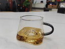 禾艾蘇（heisou）觀山底玻璃杯耐熱玻璃水杯辦公杯帶把主人杯觀山杯子喝水杯240ml 煙灰方山杯- 240ml 曬單實(shí)拍圖