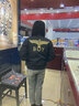 BOY LONDON【碟中諜】秋情侶外套刺繡棒球領(lǐng)飛行員夾克N23033 黑色 XS 曬單實拍圖