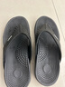 啄木鳥(niǎo)按摩底人字拖男款特大碼45碼拖鞋透氣沙灘鞋人字涼拖防滑涼鞋 黑色 43 曬單實(shí)拍圖