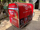 華夏悅翔戶(hù)外餐車(chē)小吃車(chē)擺攤移動(dòng)三輪車(chē)夜市擺攤推車(chē)冰粉手推鹵味燒烤熟食肉夾饃帶鐵板美食車(chē)客戶(hù)預約定制（支持廣告訂制） 曬單實(shí)拍圖