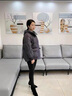 恒源祥新國標羽絨棉服女休閑減齡外套短款2025新款冬季韓版寬松時尚保暖 灰紫色 L 建議100-115斤 曬單實拍圖