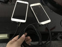 優(yōu)萊格 一拖二快充線(xiàn)電器雙頭安卓typec二合一充電線(xiàn)適用華為vivo小米OPPO榮耀三星手機數據線(xiàn)加長(cháng)兩頭線(xiàn) 一分二快充魚(yú)絲線(xiàn)【蘋(píng)果+蘋(píng)果】 1.2米 曬單實(shí)拍圖