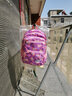 星之海 小學(xué)生書(shū)包女生1-3-4-6年級女孩公主韓版輕便防水減負護脊兒童書(shū)包7-12周歲女童雙肩背包 紫色 帶兔子掛件 曬單實(shí)拍圖