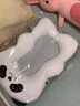Gromast嬰兒洗澡盆躺托網(wǎng)兜新生寶寶洗澡可坐躺浴盆海綿浴墊通用 黑白熊貓 曬單實拍圖