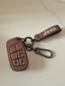 jeep吉普指南者鑰匙套自由光自由俠大切諾基大指揮官牧馬人汽車(chē)殼 B款-棕色 曬單實(shí)拍圖