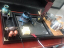瓷牌茗茶具（cipaiming teaset） 功夫茶具套裝整套家用流水茶盤(pán)陶瓷茶壺茶杯茶具會(huì )客茶臺 哥窯竹韻茶具套裝+4合1流水茶盤(pán) 曬單實(shí)拍圖