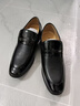 老爺車(chē)（WECKER）皮鞋男加絨正裝鞋真皮增高鞋亮面德比鞋尖頭西裝鞋新郎結婚鞋子男 9133黑色平跟[單里款] 40 曬單實(shí)拍圖
