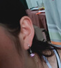 Djin 浪漫星辰 s925銀耳環(huán)女士時(shí)尚耳墜女長(cháng)款耳線(xiàn)流蘇甜美跳動(dòng)的心簡(jiǎn)約耳飾品生日禮物送女友老婆 E66 粉鉆 曬單實(shí)拍圖
