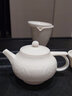 蘇氏陶瓷羊脂玉瓷茶具套裝古青銅器饕餮紋中國白功夫茶杯泡茶壺高檔伴手禮 曬單實(shí)拍圖