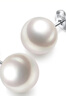 滴水成珠白色正圓淡水珍珠耳釘925銀簡(jiǎn)約氣質(zhì)耳環(huán)七夕情人節禮物 7.0-7.5mm基本無(wú)瑕 曬單實(shí)拍圖