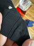 Calvin KleinJeans25秋季新款女士簡約字母ck辣妹正肩羅紋打底長袖T恤47D260G UB1-太空黑 S 曬單實拍圖