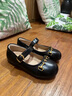 暇步士（Hush Puppies）童鞋女童皮鞋秋冬新款兒童鞋公主黑色小女孩軟底洋氣禮服演出單鞋 HP4344黑色 26 適合腳長(zhǎng)16.2cm 曬單實(shí)拍圖