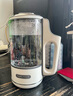 摩飛電器（Morphyrichards） 迷你養(yǎng)生壺辦公室煮茶壺玻璃花茶壺養(yǎng)生杯燒水壺燕窩壺煮茶器電熱水壺0.6L帶玻璃燉盅 MR6085 【升級(jí)-分體式】椰奶白 0.6L 曬單實(shí)拍圖