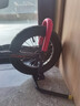 兒童平衡車(chē)停車(chē)架支架滑步車(chē)固定架自行車(chē)停車(chē)折疊展示支撐架10/12寸 【折疊可伸縮款】黑紅色 曬單實(shí)拍圖