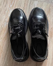 啄木鳥(niǎo)2026春新款厚底德比鞋男款休閑皮鞋男增高圓頭大頭都市皮鞋潮鞋 黑色 42 曬單實(shí)拍圖