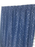 美丽契约窗帘 全遮光加厚棉麻窗帘成品田园星星定制遮光布料客厅 全遮光米色（挂钩） 2米宽x2.7高一片 实拍图