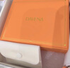 Davena蒂瑋娜品牌時來運轉(zhuǎn)手表女士小舞裙輕奢酒桶型鏤空小眾圣誕禮物 銀色白帶-白晝橙心禮盒 曬單實拍圖