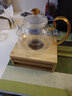 美斯尼 保溫底座竹制溫茶器恒溫器蠟燭加熱底座適用于茶壺茶杯保溫套裝功夫茶具配件 溫茶器+蠟燭 曬單實(shí)拍圖