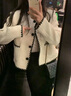 羅蒙（ROMON）法式小香風(fēng)短款外套女裝2025秋季新款小個子名媛氣質(zhì)高級感上衣 灰色外套 L -110-120斤拍 曬單實拍圖