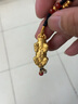 紅色年輪黃金貔貅吊墜男女款3D硬足金皮丘路路通轉(zhuǎn)運(yùn)珠項(xiàng)鏈父親節(jié)實(shí)用禮物 【加大款貔貅】總金重約5.0克 曬單實(shí)拍圖