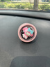 Hello Kitty車載香水汽車空調(diào)出風(fēng)口香薰裝飾品女士車用香氛高檔淡香車內(nèi)專用 美樂蒂粉色【一按亮燈 6個(gè)香片】 曬單實(shí)拍圖