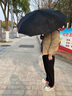 RAINLITE雨傘大號加固加厚結(jié)實抗風男士全自動傘晴雨兩用女環(huán)扣折疊雙人傘 曜石黑 10骨 曬單實拍圖