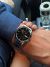 羅西尼七夕情人節禮物手表 男士機械表35年款啟迪系列手表男鎢鋼機械男 【送禮專(zhuān)享】黑面鎢鋼情侶對表 曬單實(shí)拍圖
