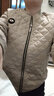 霏楚秋冬加絨外套女短款小棉衣輕薄款冬裝50小棉襖輕便棉服 卡其加棉輕薄款 2XL 建議-115斤 曬單實(shí)拍圖