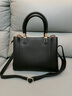 雪愛(ài)袋鼠女士手提包品牌女包大氣送老婆禮物40歲50婆婆中老年斜挎媽媽包包 黑色[禮盒+禮品袋+手包卡包] 曬單實(shí)拍圖