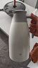 京东京造304不锈钢保温壶 内外真空保温瓶便携大容量家用热水暖瓶 白色2L 实拍图