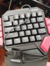 MageGee 战斧2 左手机械键盘 电竞游戏专用键盘 台式笔记本电脑键盘 RGB背光宏按键机械键盘 黑红混搭 青轴 实拍图