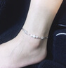 銀千惠990足銀腳鏈女士時(shí)尚輕奢足鏈飾品紀念新年情人節生日禮物送女友 *單拍不發(fā)貨 曬單實(shí)拍圖