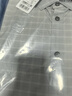 柒牌【高端系列】柒牌格紋短袖襯衫男夏季印花休閑中青年襯衣 曬單實拍圖