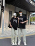 浩術(shù)復(fù)古藍(lán)彎刀牛仔褲男款夏季美式hiphop褲子高街微喇直筒褲水洗泥色 2066藍(lán)色【彎刀微喇直筒款】 XL 曬單實(shí)拍圖